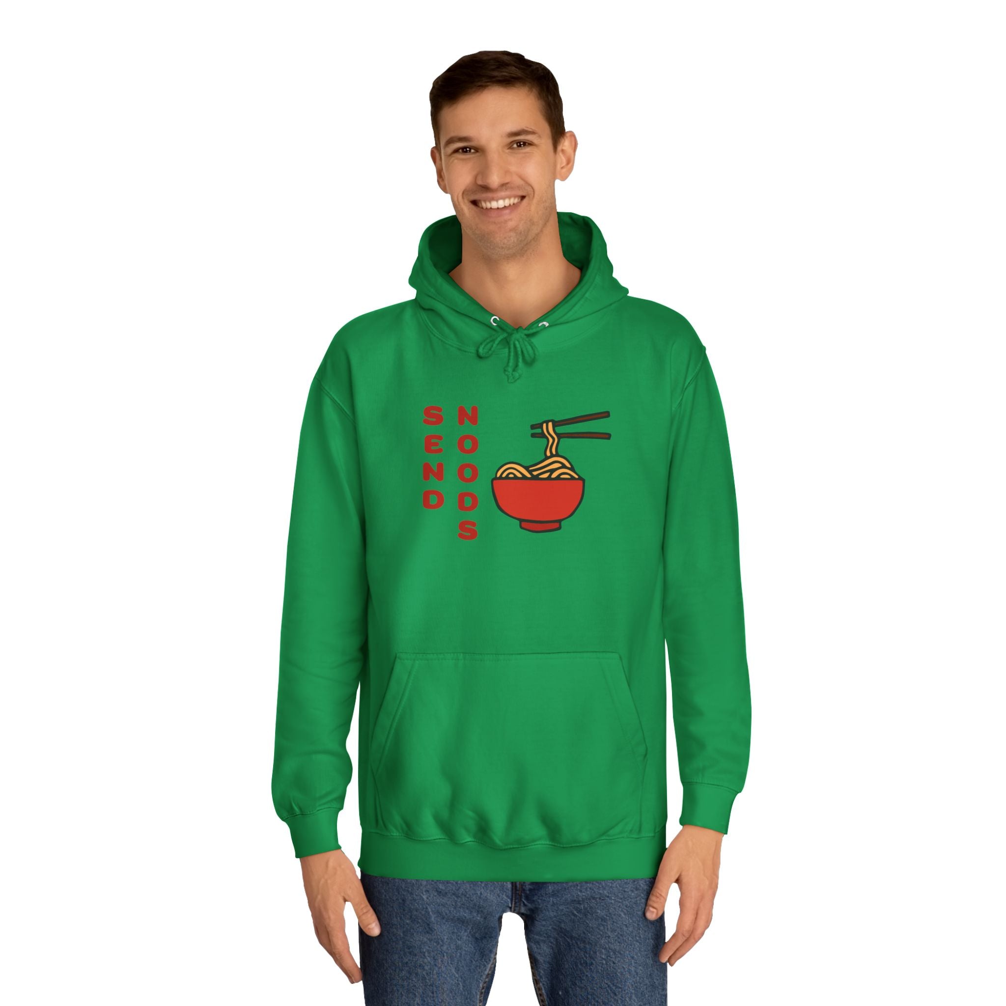 Ramen Bowl Hoodie — Cute Noodle Graphic Sweatshirt for Students