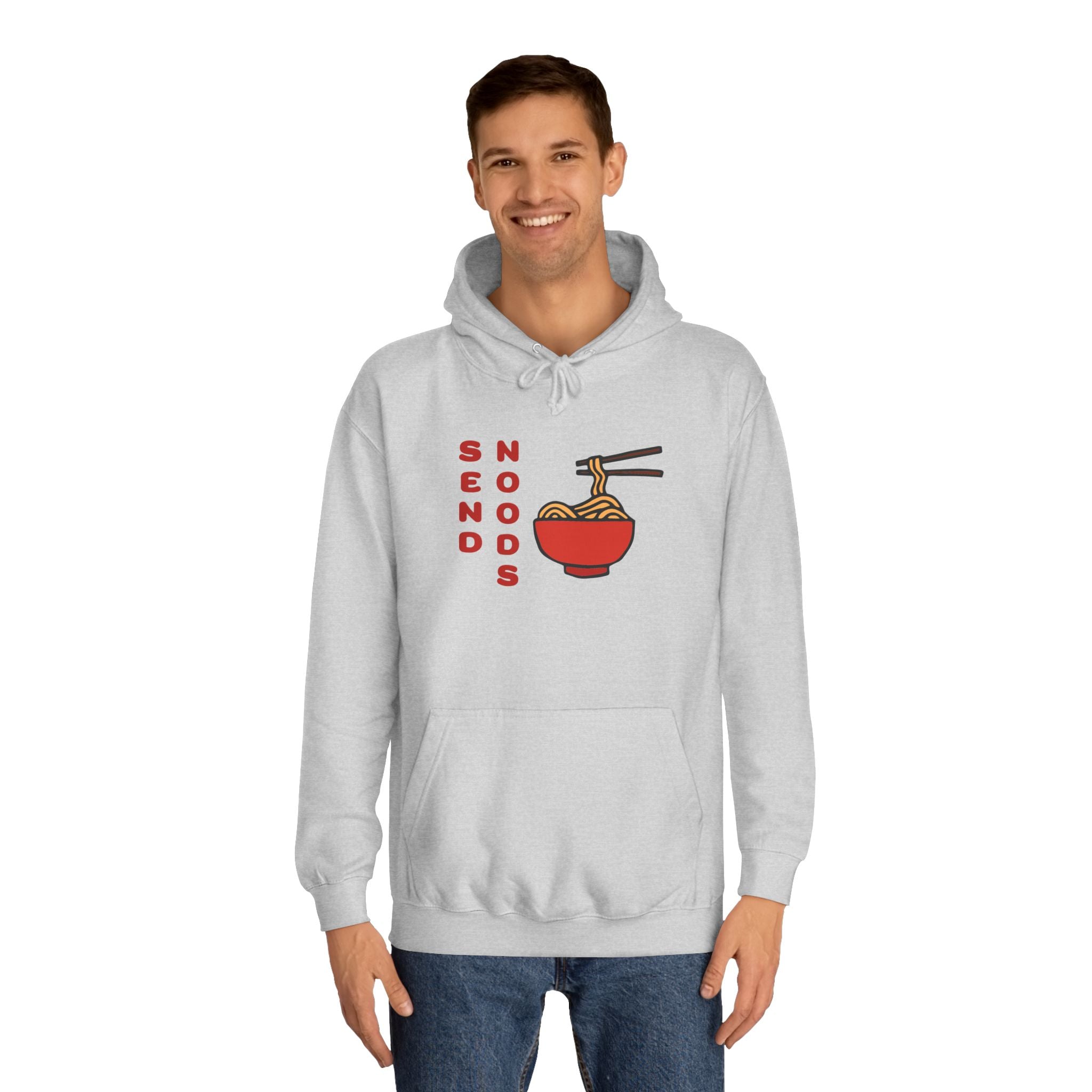 Ramen Bowl Hoodie — Cute Noodle Graphic Sweatshirt for Students