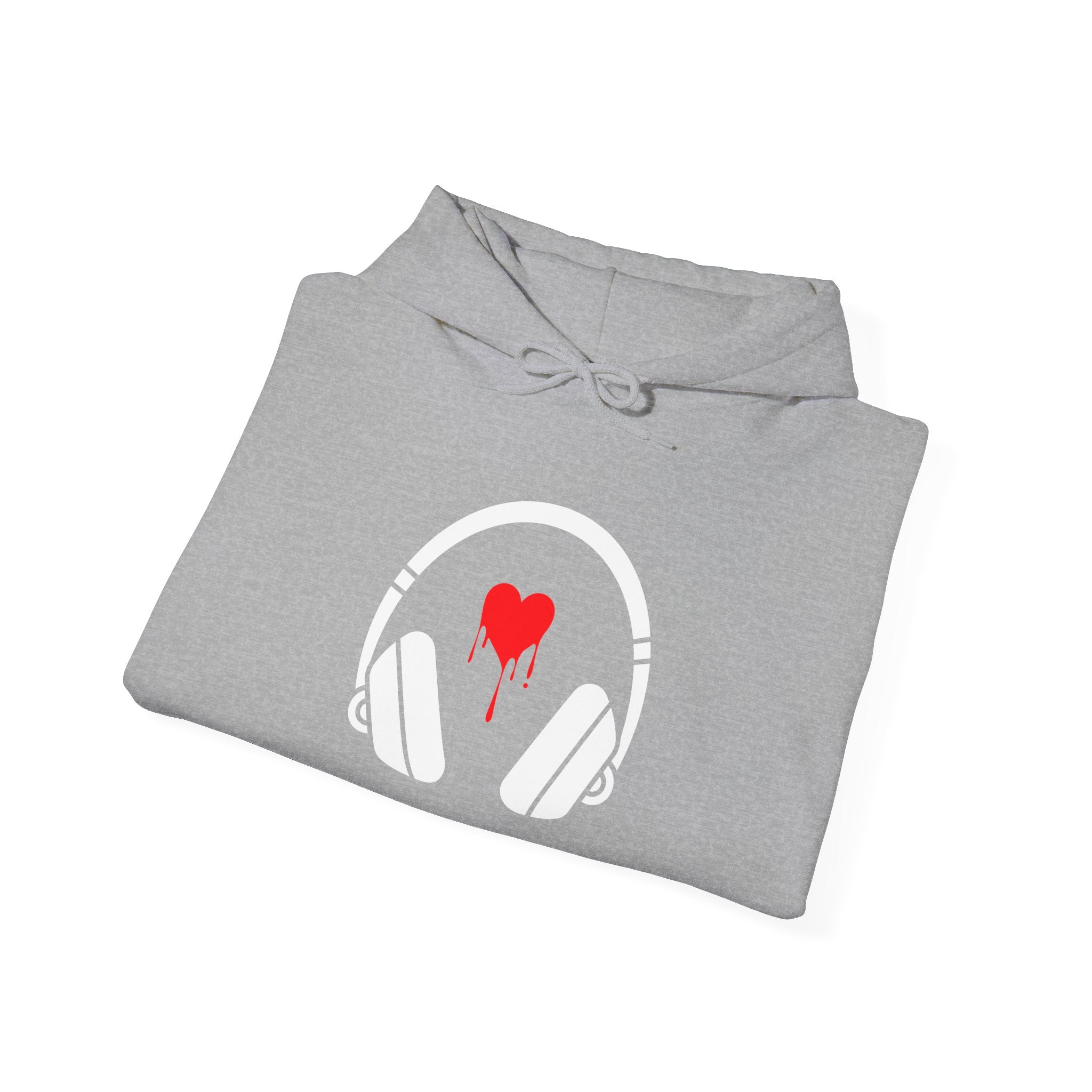 Headphones Love Unisex Hoodie