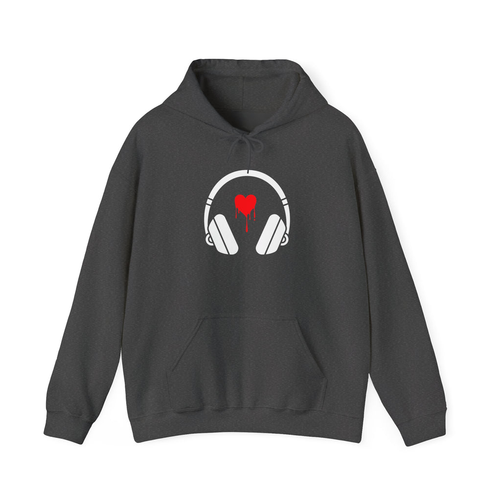 Headphones Love Unisex Hoodie