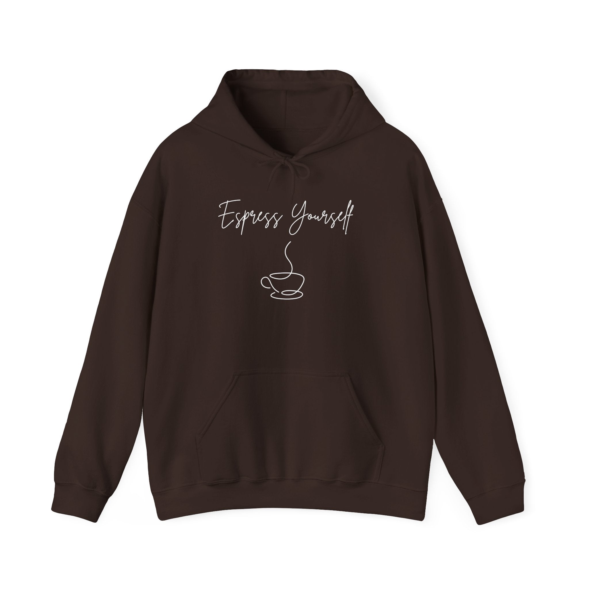 Espress Yourself Hoodie — Coffee Lover Unisex Sweatshirt