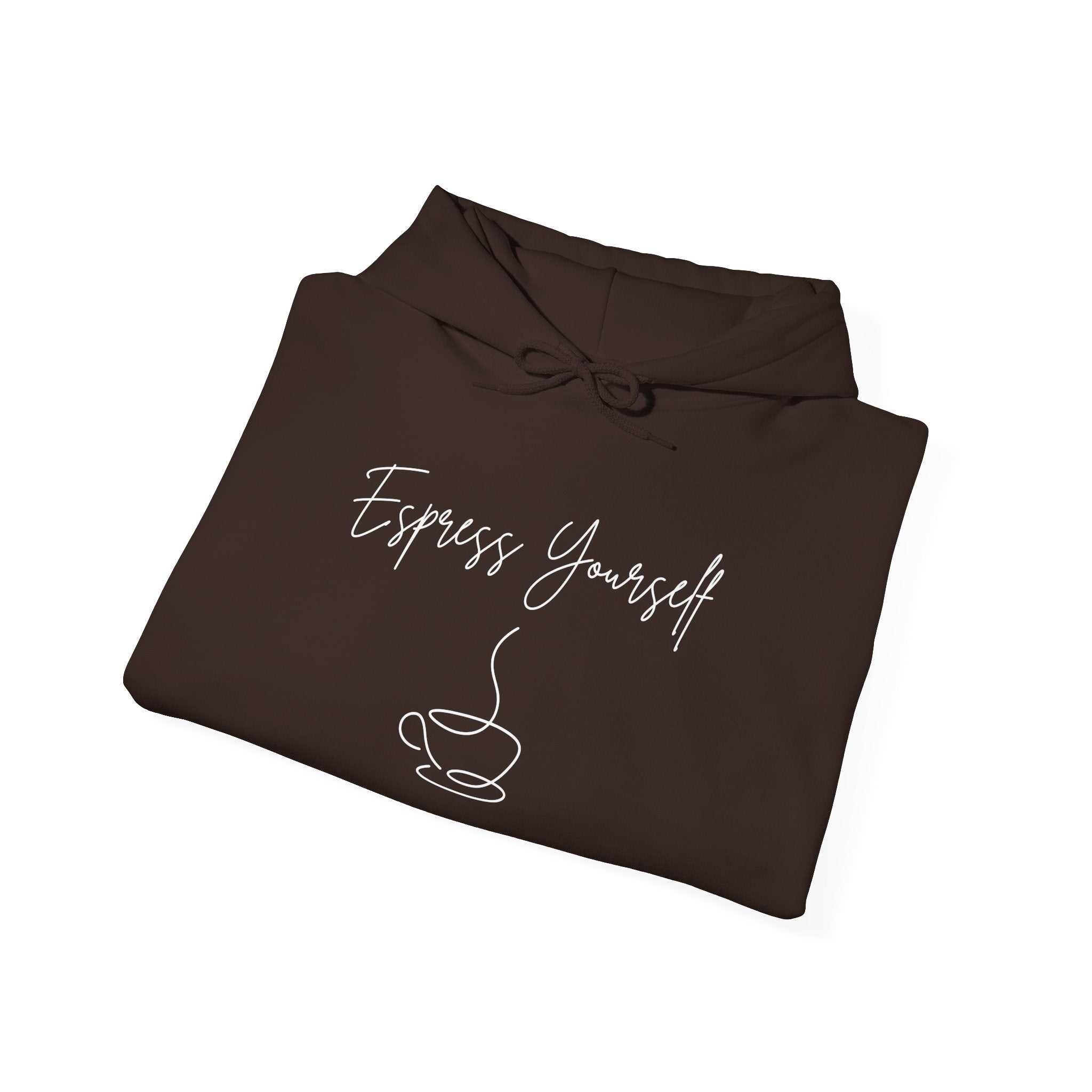 Espress Yourself Hoodie — Coffee Lover Unisex Sweatshirt