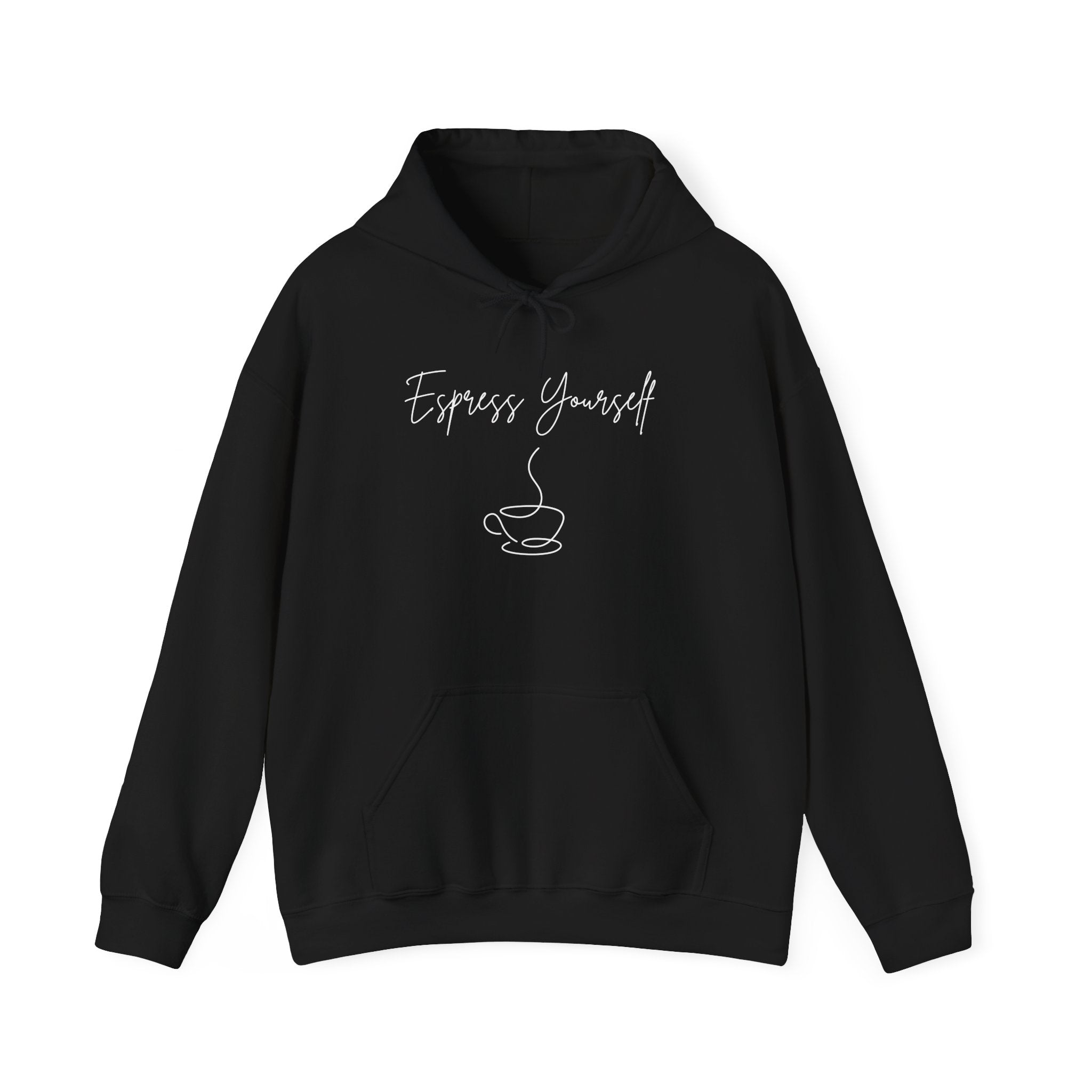 Espress Yourself Hoodie — Coffee Lover Unisex Sweatshirt
