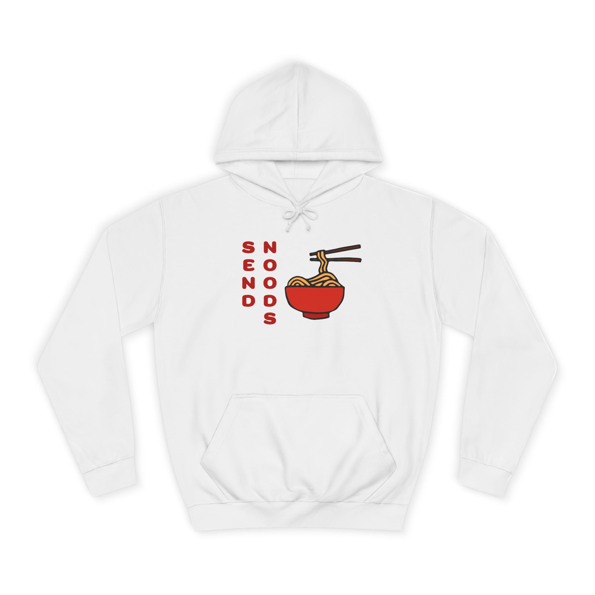 Ramen Bowl Hoodie — Cute Noodle Graphic Sweatshirt for Students