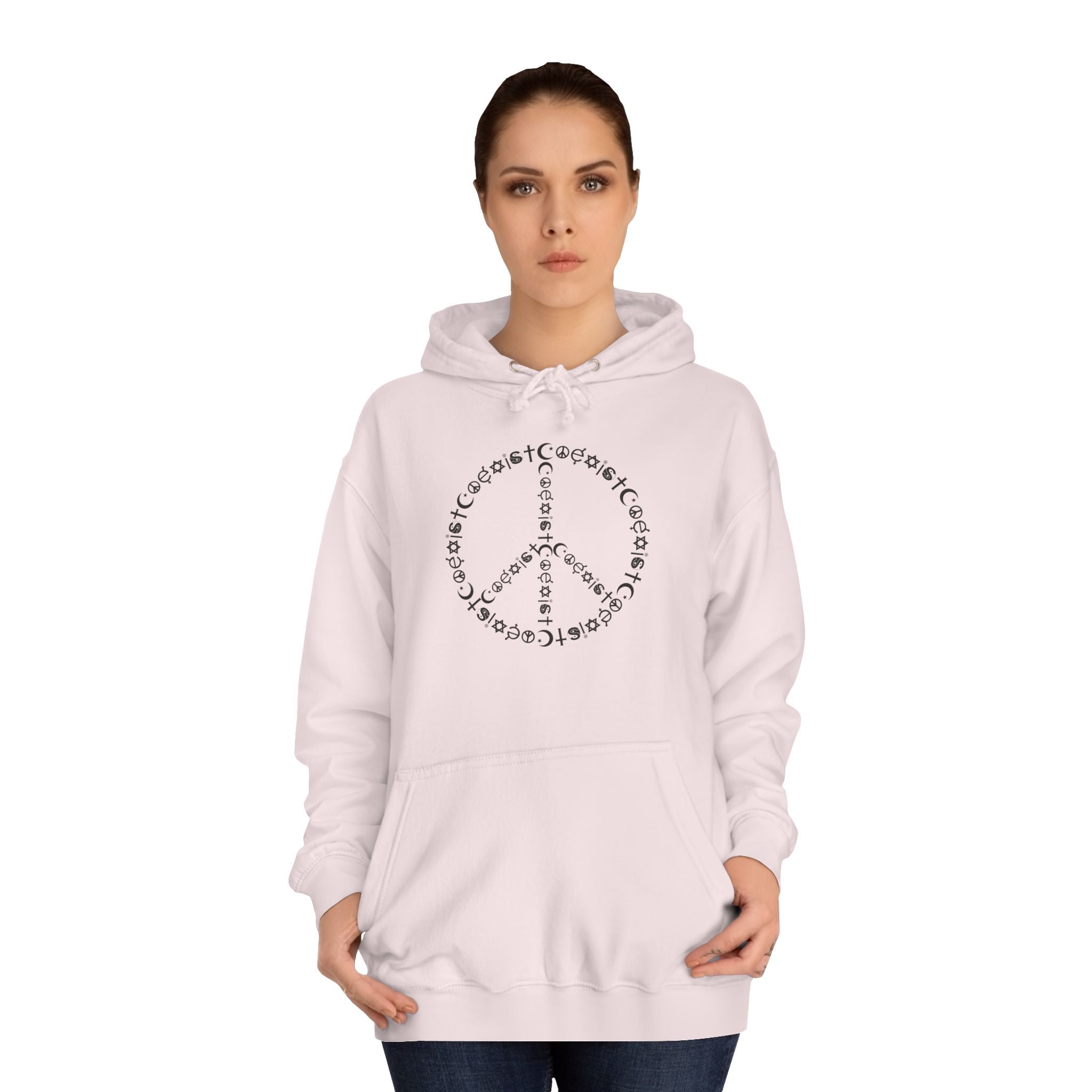 Constellation Circle Hoodie — Minimal Star Map Graphic Hoodie