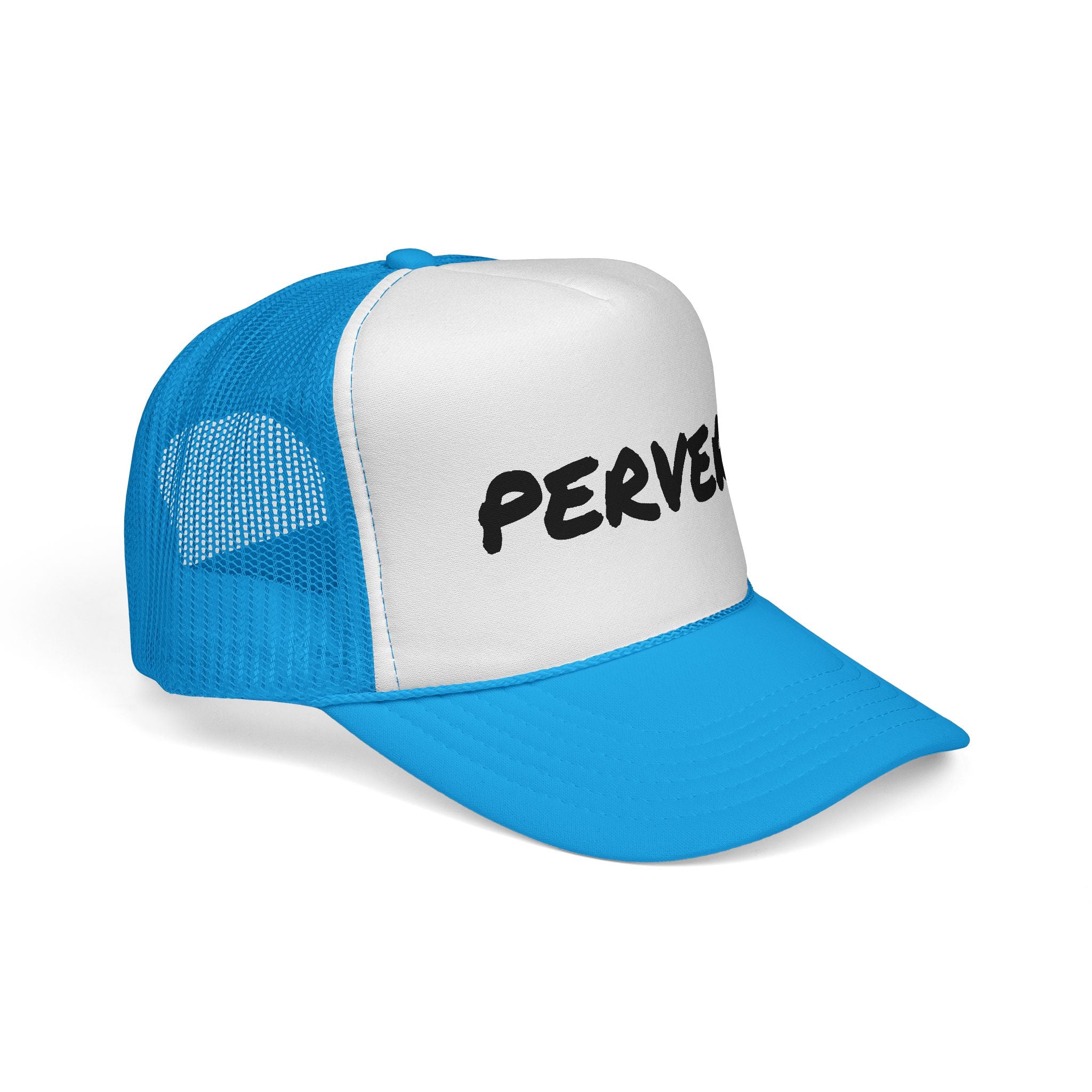 Pervert Funny Trucker Cap — Novelty Embroidered Trucker Hat