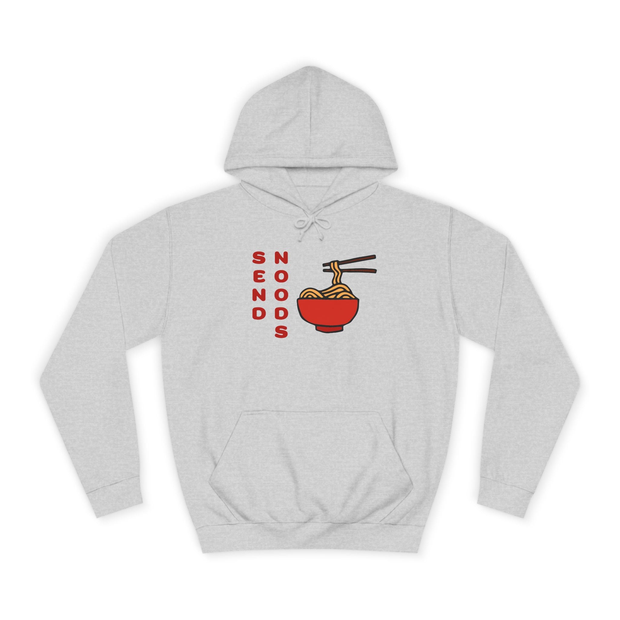 Ramen Bowl Hoodie — Cute Noodle Graphic Sweatshirt for Students