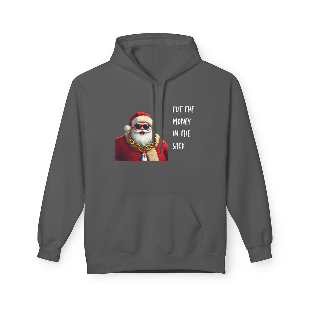 Santa with Gold Chain 'Put The Money In The Sack' Hoodie