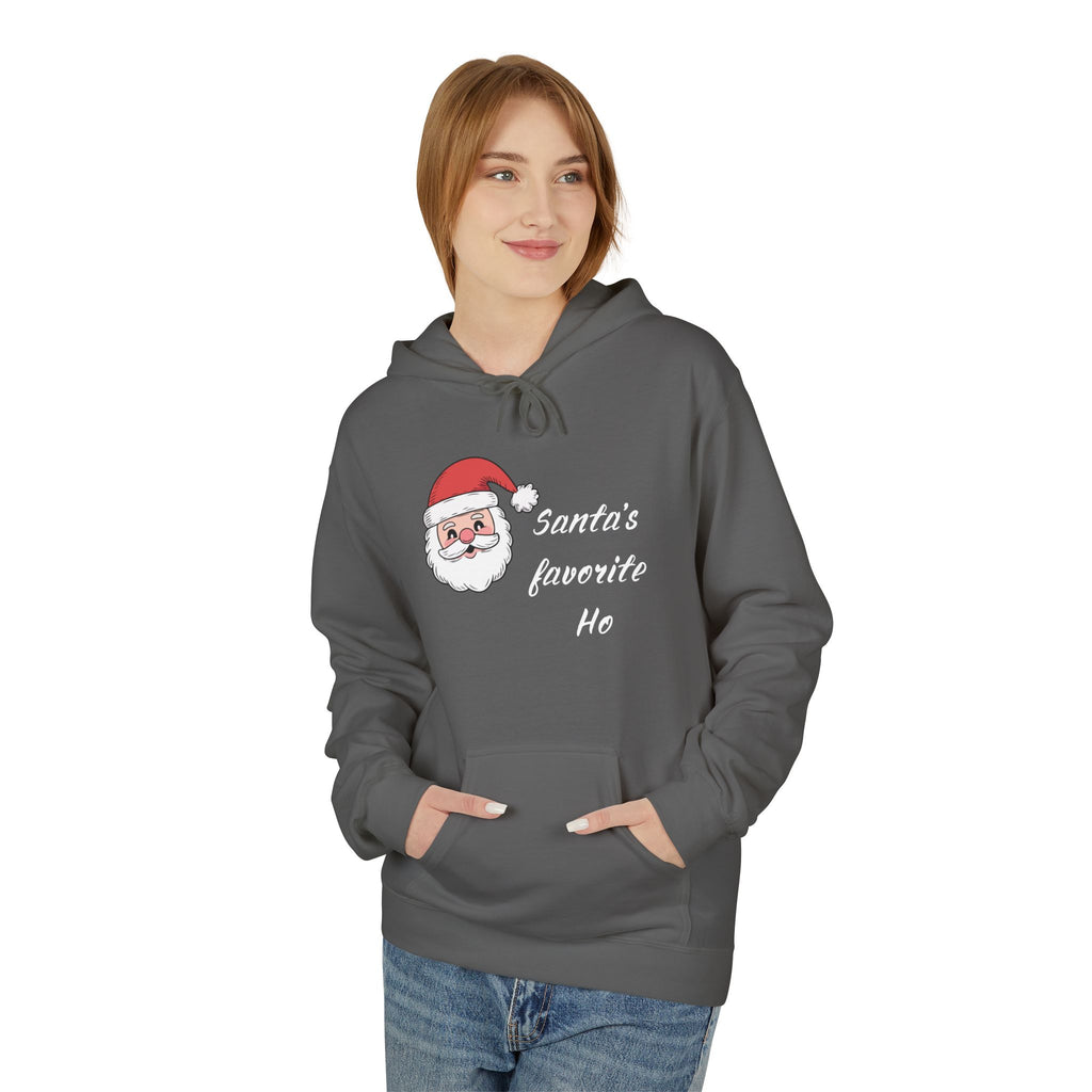 Santa face "Santa's favorite Ho" Hoodie | Christmas Santa Graphic