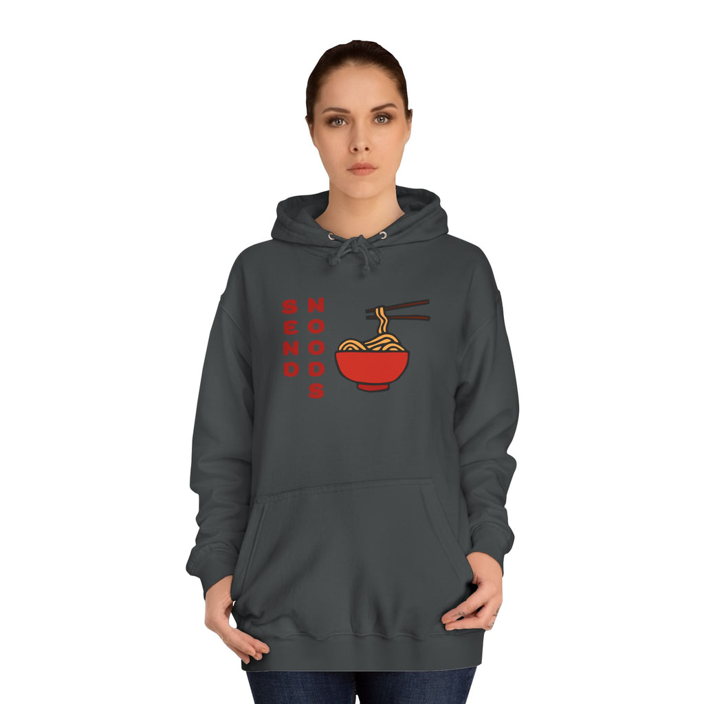Ramen Bowl Hoodie — Cute Noodle Graphic Sweatshirt for Students