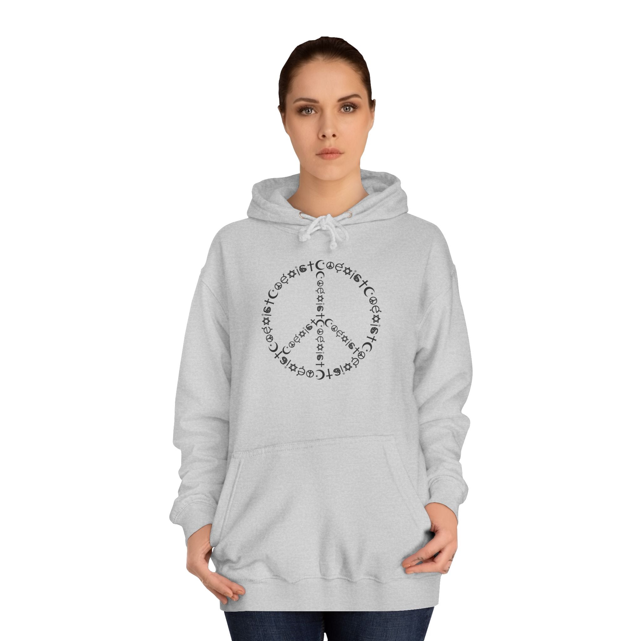 Constellation Circle Hoodie — Minimal Star Map Graphic Hoodie