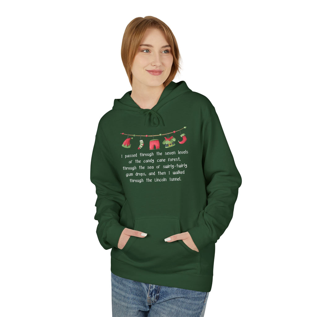 Elf Movie Line Hoodie - Funny Christmas Hoodie, Unisex Hooded Sweatshirt, Holiday Movie Quote Jumper, Soft Fleece Pullover, Elf Fan Apparel