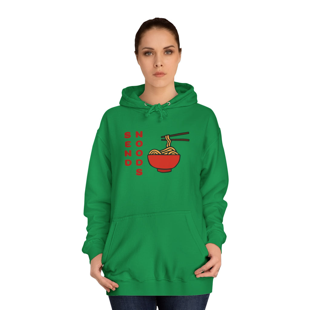 Ramen Bowl Hoodie — Cute Noodle Graphic Sweatshirt for Students