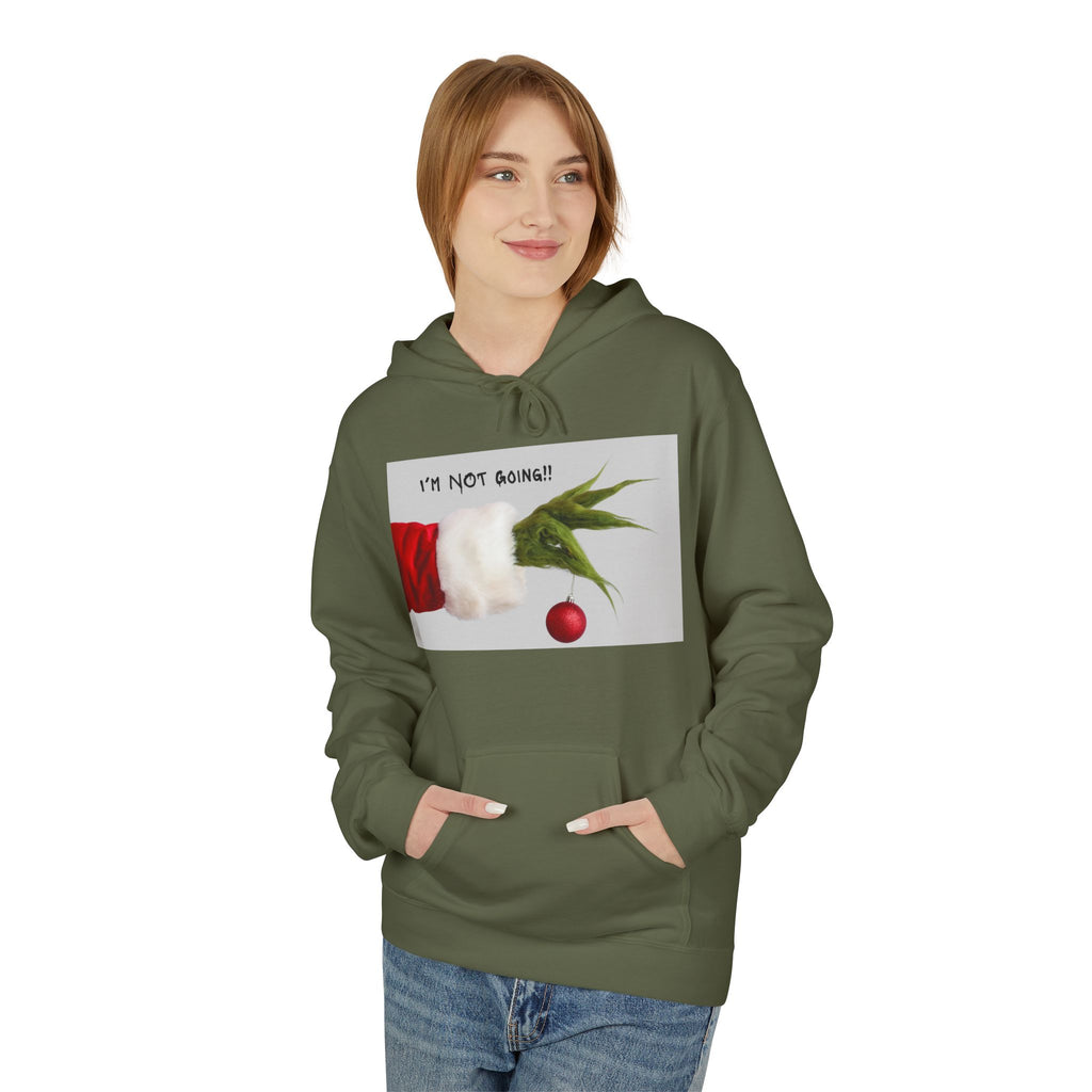 Grinch Hand with Ornament Hoodie | Holiday Christmas Sweatshirt