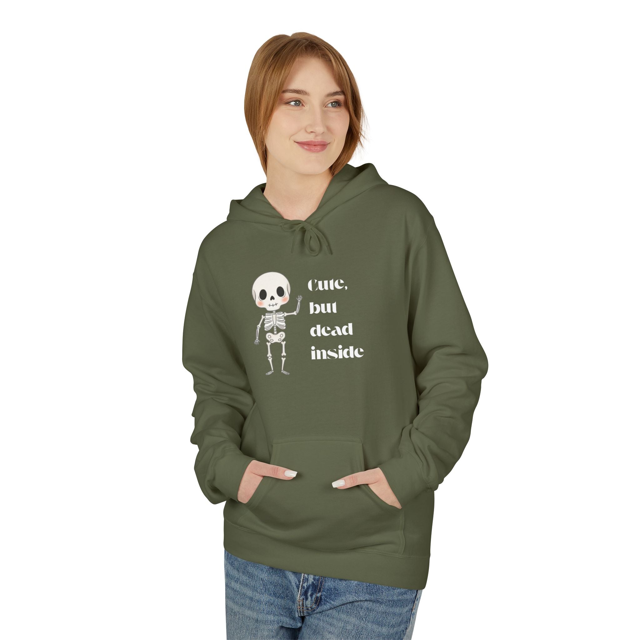 Skeleton Unisex Hoodie - Dead Inside Design