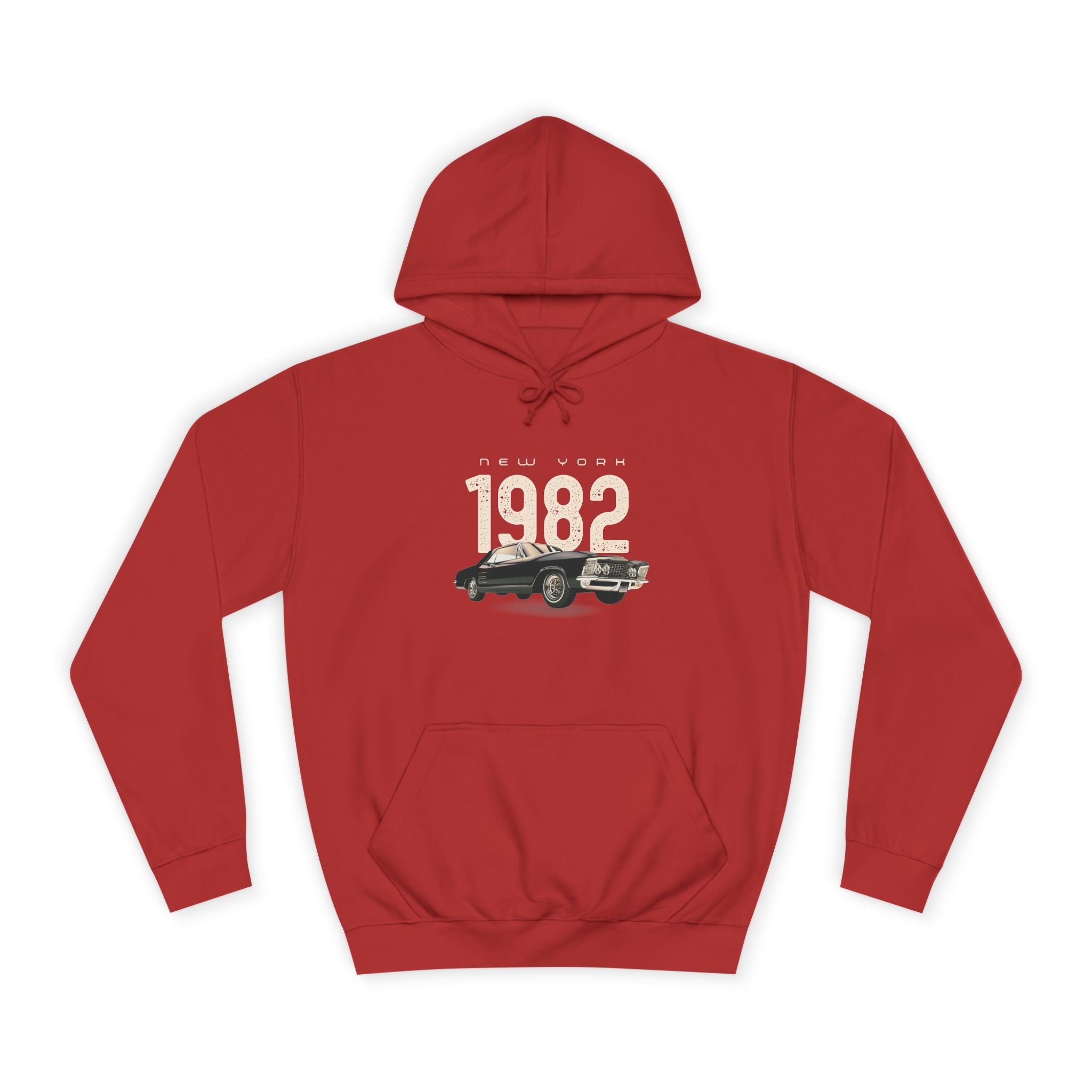 1982 Classic Car Hoodie — Vintage Retro Car Pullover