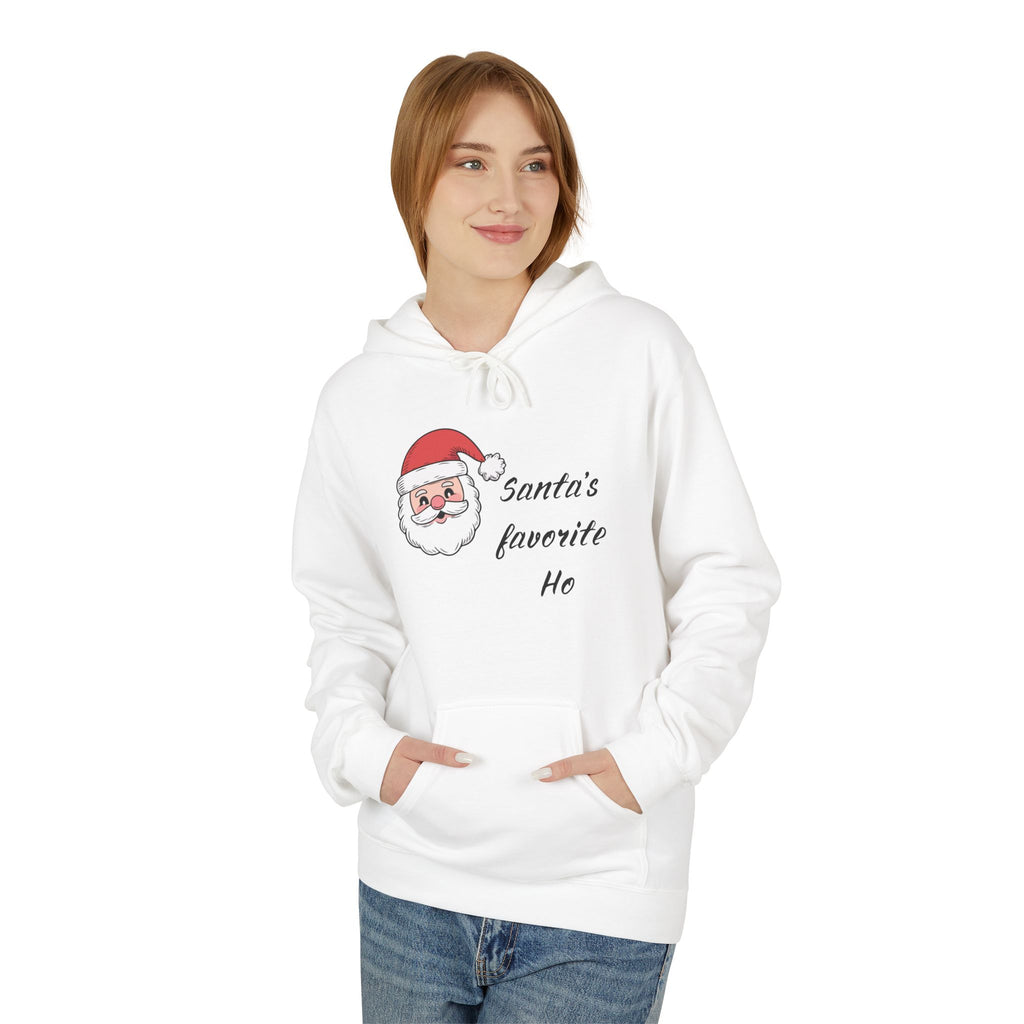Santa face "Santa's favorite Ho" Hoodie | Christmas Santa Graphic