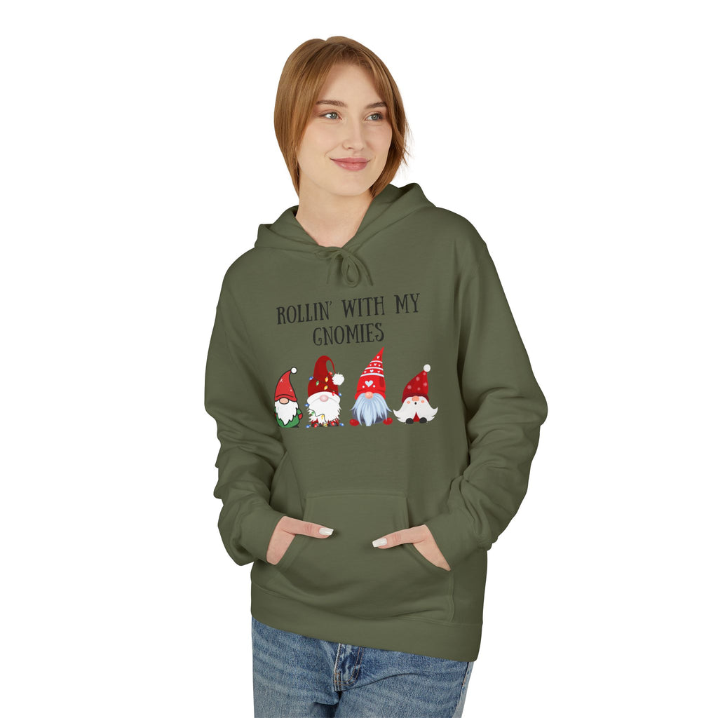 Rolling With My Gnomies Hoodie | Christmas Gnomes Holiday Sweatshirt