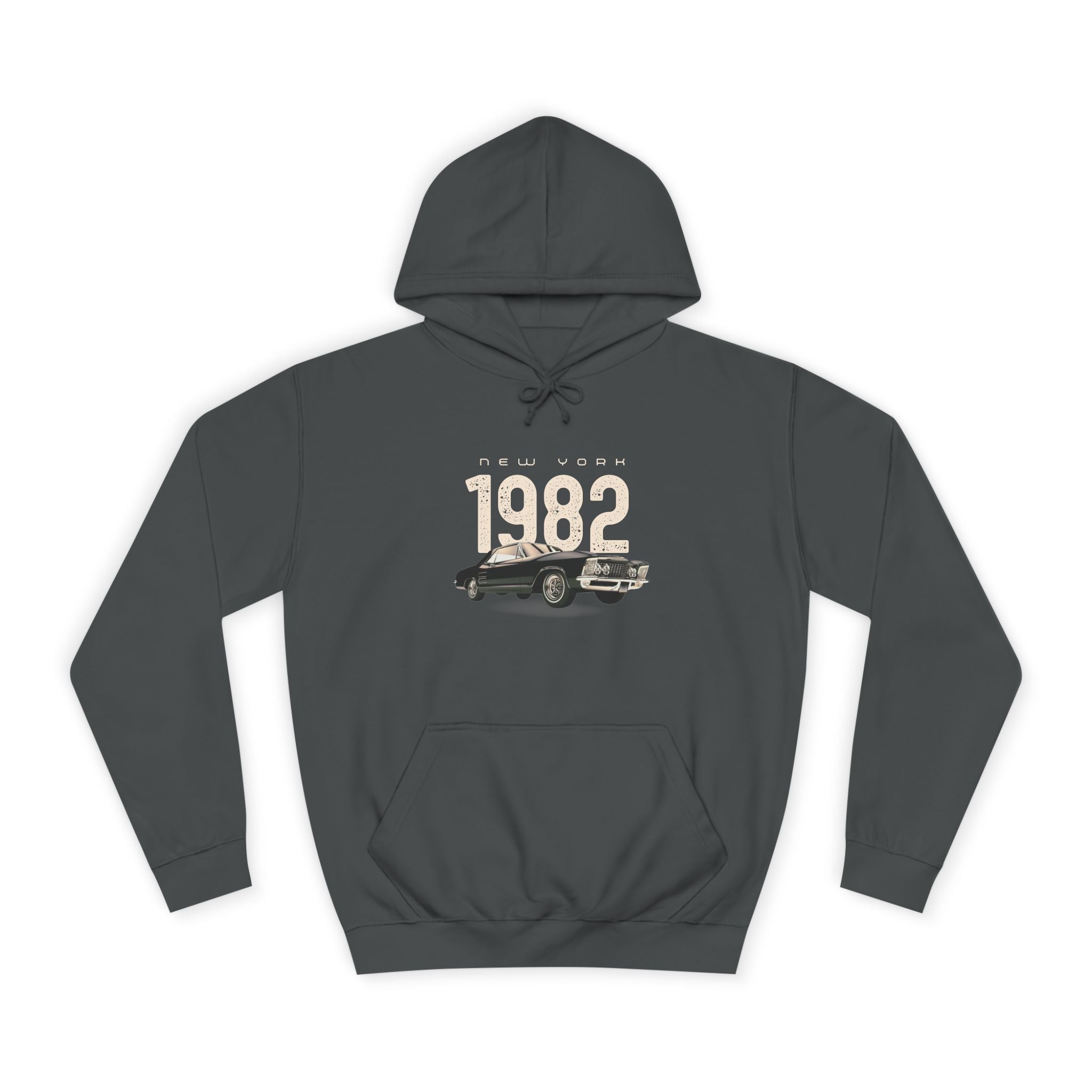 1982 Classic Car Hoodie — Vintage Retro Car Pullover