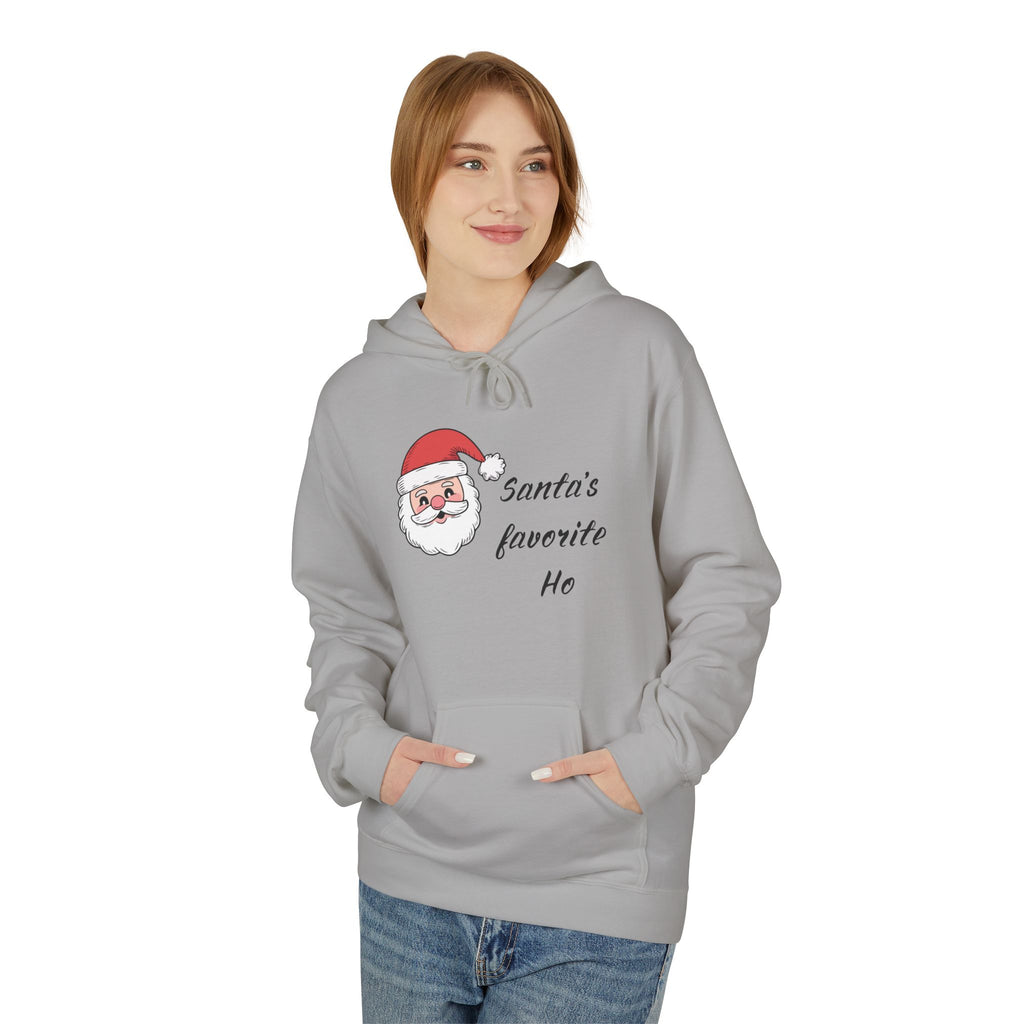 Santa face "Santa's favorite Ho" Hoodie | Christmas Santa Graphic